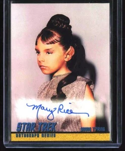 Star Trek 40th Anniversary Rittenhouse Autograph Card Mary Rice A134 - Picture 1 of 2