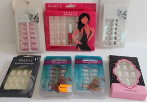 Konvolut künstliche Fingernägel 120 Stück, versch. Motive im Set - Bild 1 von 4