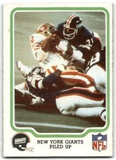 1979 FLEER TEAM ACTION PILED UP (DEFENSE) NEW YORK GIANTS #36