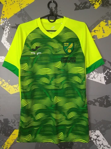Norwich City Training Jersey Football Shirt Green Joma Mens Size S ig93 Cover