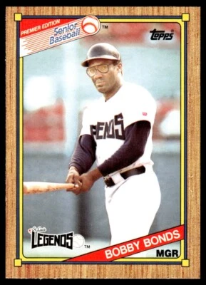 1989 Topps Senior League Baseball Bobby Bonds St. Lucie Legends #40 - Image 1 of 2