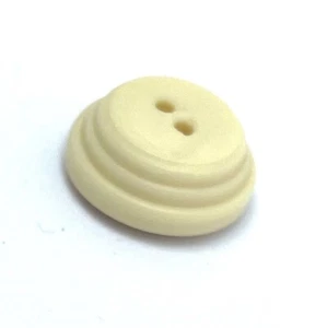 19mm X 5 Pcs Cream Pale Yellow Beige Bee Hive Tiered 2 Hole Buttons Knit - Picture 1 of 7