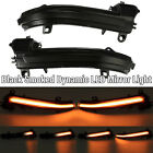 Led Dynamic Sequential Smoked Side Mirror Turn Signal Amber Start Up For F30 F34