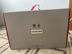 Hunter LEERKARTON Original hoher Damenstiefel US 8 mit Papiereinlagen NUR KARTON - Bild 1 von 9
