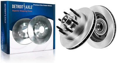 Detroit Axle Front Disc Brake Rotors for 2008 - 2014 Ford E-150 E-250 E-3 - Image 1 of 4
