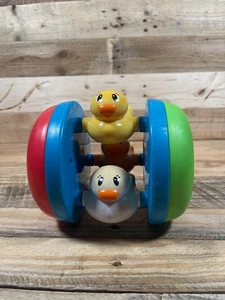Juguete para bebé Playskool Busy Chase & Crawl Rolling Ducks 2006 sonajero musical cuerda - Imagen 1 de 6