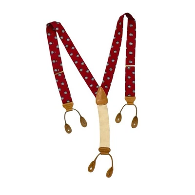 Trafalgar吊带弹力可调节帆船红色皮革末端 — 第 1/4 张图片