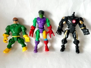 Marvel Super Hero Mashers Parts Lot From Green Goblin, Doc Ock, Iron Man, Hulk + - Picture 1 of 2
