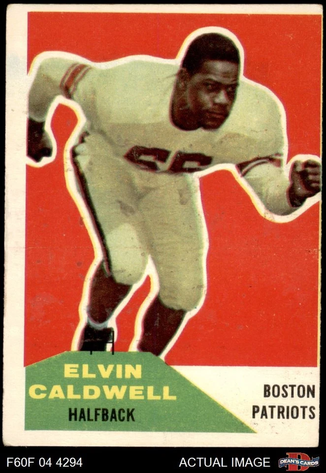 1960 Fleer #120 Elvin Caldwell Patriots 3 - VG - Image 1 of 1