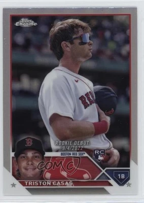 2023 Topps Chrome Update Rookie Debut Refractor Triston Casas #USC125 Rookie RC - Image 1 of 2