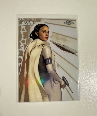2025 Topps Chrome Star Wars Padme Amidala Galactic Graffiti SSP #GG-16 Case Hit - Photo 1/2