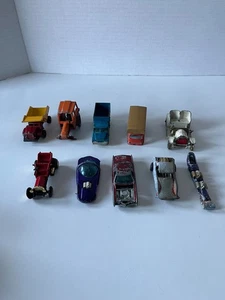 Lot of 10 Vintage 1960/70’s Die Cast Cars - Picture 1 of 16