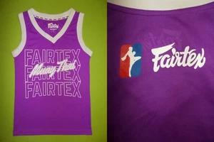 Jersey FAIRTEX MUAT THAI (S) ¡PERFECTO!!! Camisa púrpura mma bjj ufc gimnasio fitness - Imagen 1 de 6