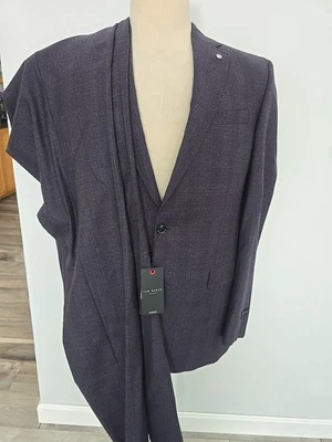 TED BAKER LONDON NEW Men's Modern fit 2 Piece Suit 44 L / 37 Waist  - Image 1 of 4