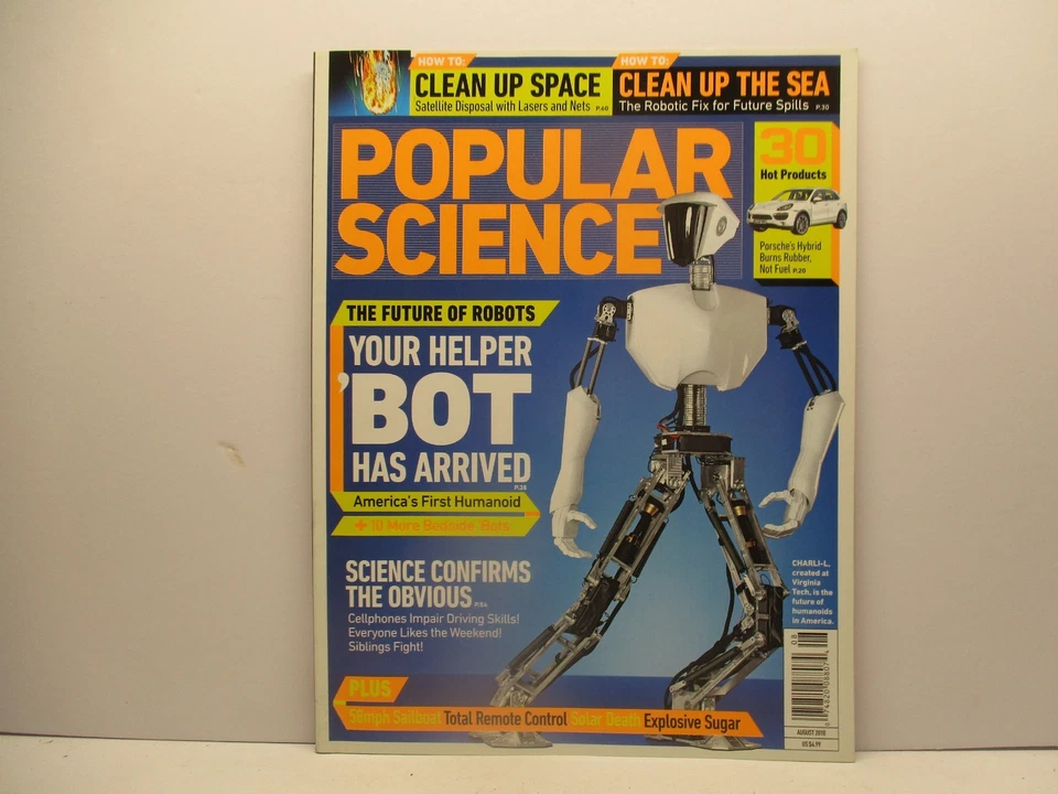 Aug 2010 Popular Science Magazine Vintage Home Office Ozone Technology Computer - Image 1 of 1