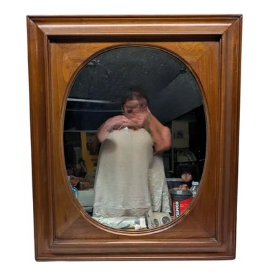 Stickley 镜樱桃 MCM 传统品质 美国 26 英寸 x 22 英寸 家具 — 第 1/4 张图片