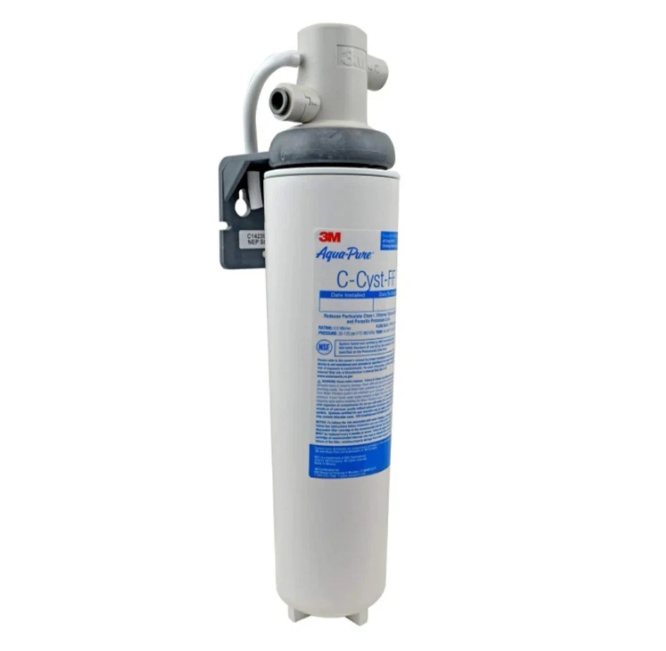 3M Under Sink Full Flow Drinking Water Filter System 3M CYST-FF Sanitary Quick - Image 1 of 4