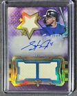 2020 Topps Triple Threads Shed Long Patch Auto Amethyst 36/75 #RFPAR-SL