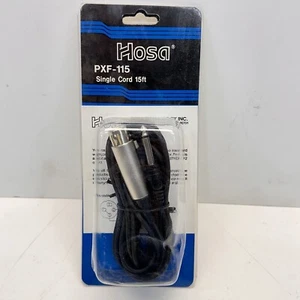 Hosa 15’ foot 3-Pin XLR Female to Mono 1/4" Male Audio Cable, PXF-115 - Picture 1 of 3