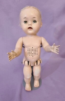 MUÑECA COCHECITO SUSAN PLÁSTICO DURO 16" por EEGEE años 50 para VESTIR Foto 1 de 3