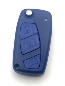 Für Fiat Ducato Talento Fiorino Doblo Van 3 Tasten Fernbedienung Schlüsselanhänger Etui Blau - Bild 1 von 3