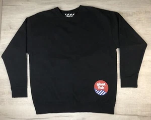 Giant Fish Sweatshirt Black Crew Neck Custom Kayak Gear Mens Size XL - Picture 1 of 18