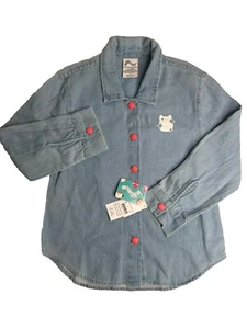 Girl’s Squishmallows Button-Down Shirt Blue Gray Size Small(6-7) - Picture 1 of 11