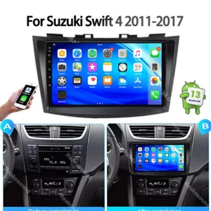 Android 13 9" Carplay 32G For Suzuki Swift 4 2011-17 Car Radio Sat Navi GPS WIFI - Picture 1 of 13