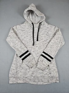 J. America Women's Size Small Pullover Hoodie White & Black Vintage Y2K - Picture 1 of 18