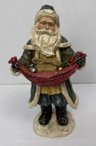 Weihnachtsmann Figur 10" groß, rustikale Weihnachtsdeko, Geschenke - Bild 1 von 8