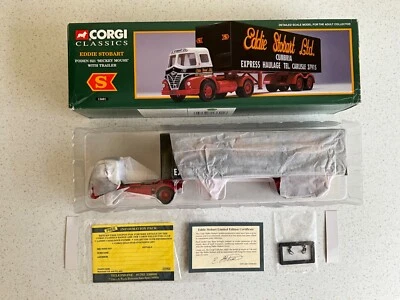 CORGI 13601 Eddie Stobart Foden S21 Mickey Mouse with Trailer Limited Edition VG - Image 1 of 4