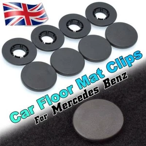 X4 FOR MERCEDES BENZ CAR FLOOR MAT FIXING CARPET CLIPS 4 PCS BQ6680520 RETENTION - Picture 1 of 6