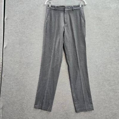 Van Heusen Women Pants 18 Gray Dress Slim Straight Flex Oxford Heather NWT - Image 1 of 4