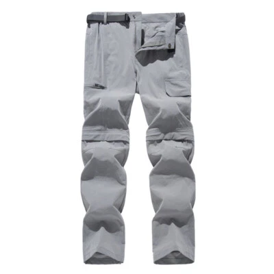Pantalones de senderismo desmontables de verano para hombre Pantalones elásticos de secado rápido Pantalones cortos de trabajo Foto 1 de 4