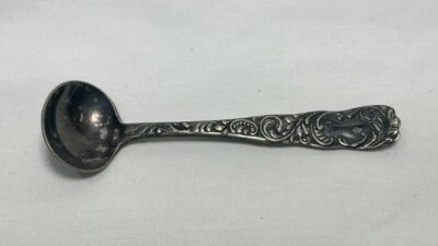 Antique MONARCH 1889 Master Salt Spoon Silverplate HTF - Image 1 of 4