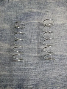 Molle a compressione filo per molle zincato Ø1,5 mm, OD= Ø 22 mm, lungo 70 mm2 pezzi - Foto 1 di 3