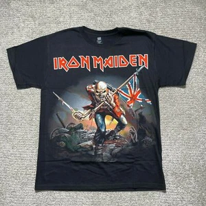 Iron Maiden neues Shirt Erwachsene Medium schwarz Hanes Etikett Konzert - Bild 1 von 7