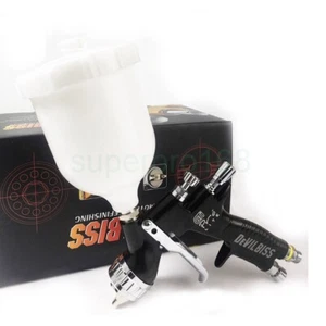 Devilbiss Gti Pro LITE TE20 1.3 mm 600 ml Cup Paint Gun Gravity Spray Gun Black - Picture 1 of 8