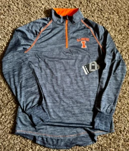 NEW Illinois Fighting Illini Colosseum Women's Lightweight 1/4 Zip Pullover (XL) - Picture 1 of 2