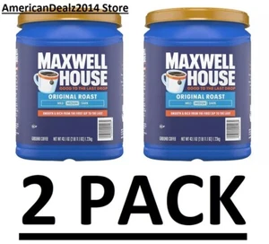 2 PACK - Maxwell House Original Roast Ground Coffee 43.1 oz (Total 86.2 oz) - Picture 1 of 7