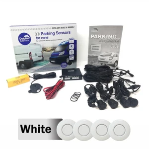 Dolphin Van Parksensoren 4 Sensor Audio Heck Kit - Park Rückfahrhilfe - weiß - Bild 1 von 10