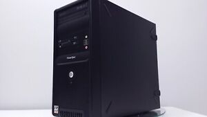 PowerSpec 6641 AMD Athlon 64 CPU 3500+ 1GB RAM 120GB HDD Windows 7 PC Computer