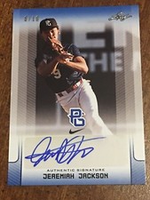 JEREMIAH JACKSON 2017 LEAF PERFECT GAME AUTOGRAPH #8/10 ANGELS 2ND ROUND