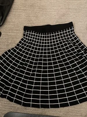 Ana Couture Women Black Casual Skirt SIZE MEDIUM - Image 1 of 4