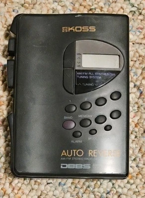 Koss модель PP105 AM/FM стерео радио кассетный плеер винтажный - Изображение 1 из 3