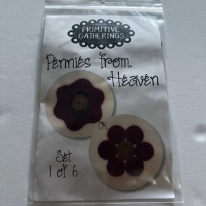 Primitive gatherings Pennies From heaven Set 1 Of 6 - Picture 1 of 2