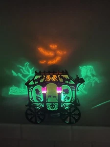 2023 Halloween Baño y Cuerpo Funciona Carro Espeluznante Iluminar Flor de Pared Enchufe - Imagen 1 de 7