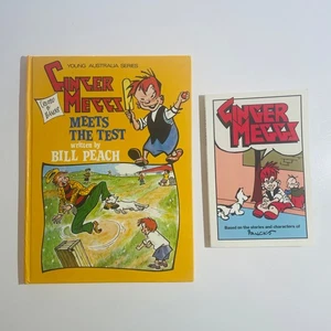 Ginger Meggs Meets the Test 1976 & At Large 1985 Set 2 Books Angus & Robertson - Foto 1 di 14