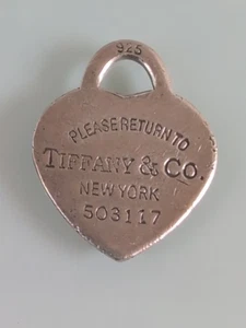 Large Sterling Silver Tiffiany & Co. Pendent - Picture 1 of 4