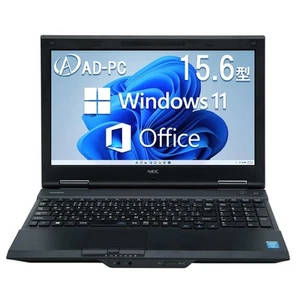 NEC VersaPro VK27 15.6" i5-4210M 8GB 256GB SSD Win11 Pro Office2019 HDMI DVD JP - Imagen 1 de 9